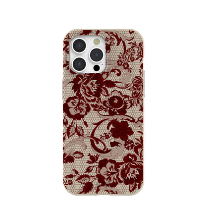 London Fog Crimson Veil iPhone 15 Pro Max Case