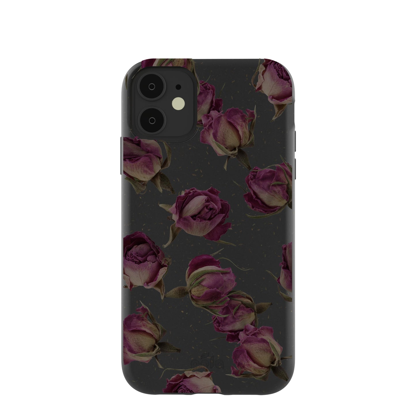 Black Dried Rosebuds iPhone 11 Case