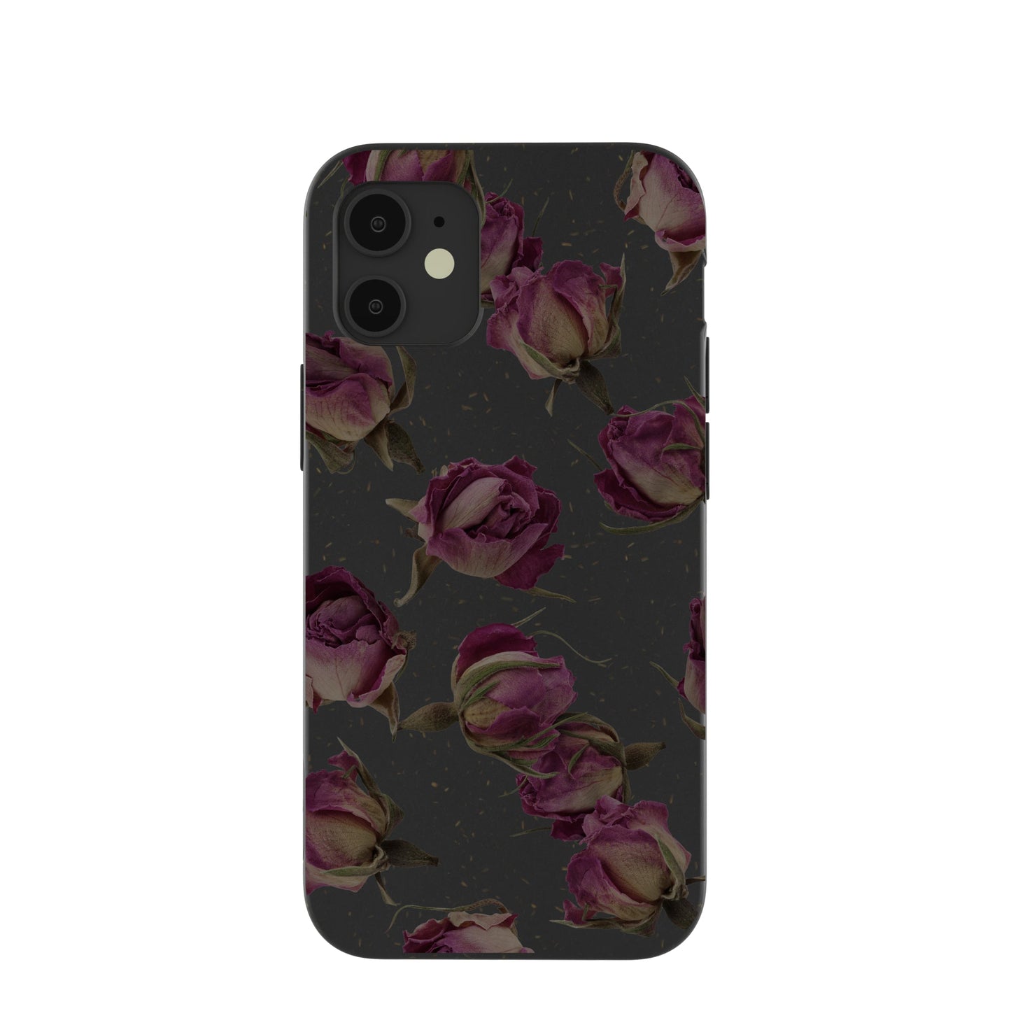 Black Dried Rosebuds iPhone 12 Mini Case