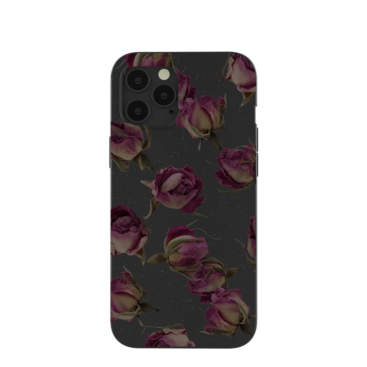 Black Dried Rosebuds iPhone 12 Pro Max Case