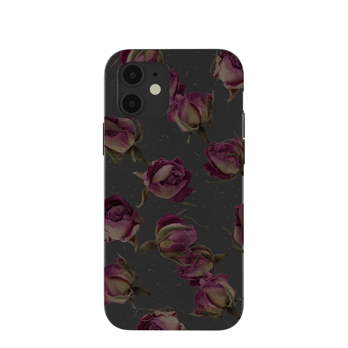 Black Dried Rosebuds iPhone 12/ iPhone 12 Pro Case