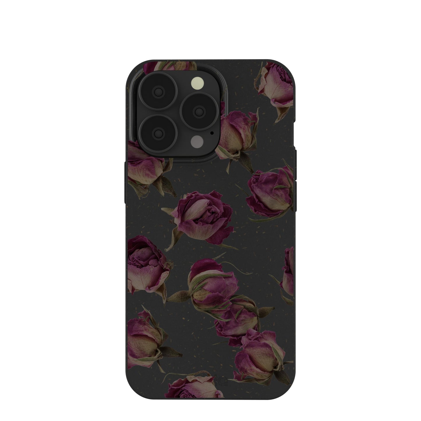 Black Dried Rosebuds iPhone 13 Pro Case