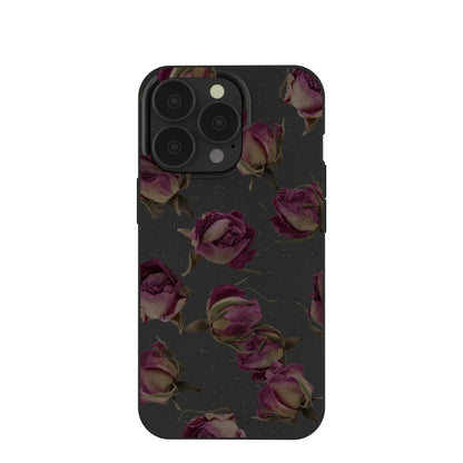 Black Dried Rosebuds iPhone 13 Pro Case