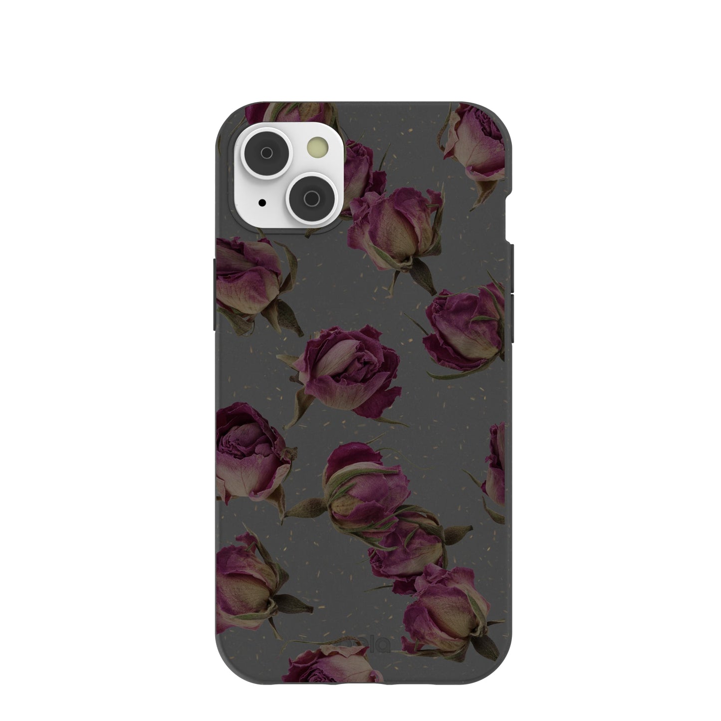 Black Dried Rosebuds iPhone 14 Plus Case