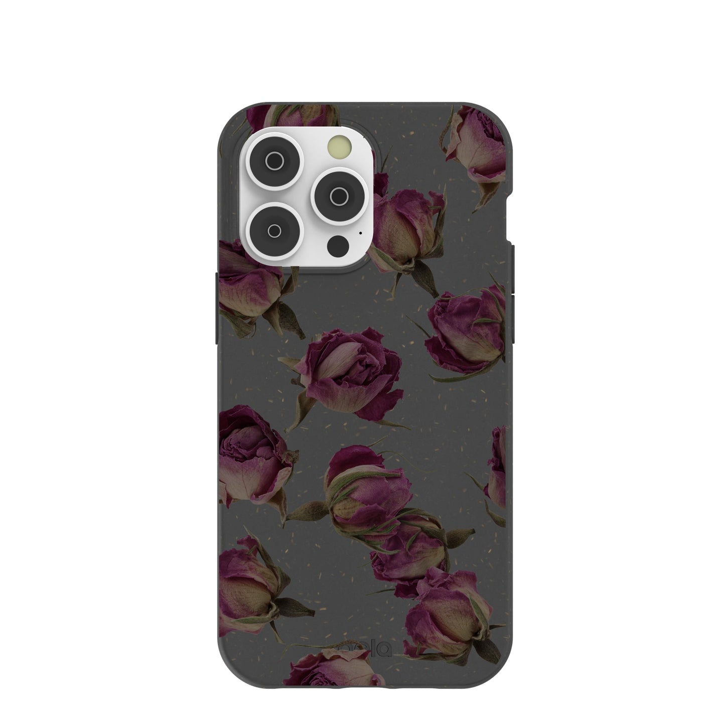 Black Dried Rosebuds iPhone 14 Pro Max Case