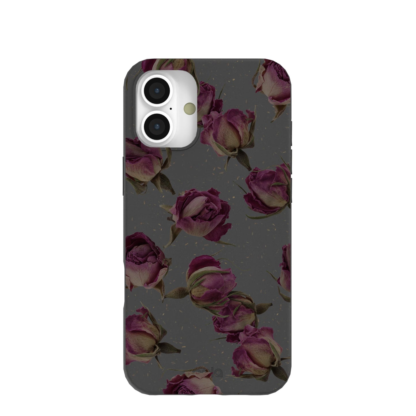 Black Dried Rosebuds iPhone 16 Plus Case