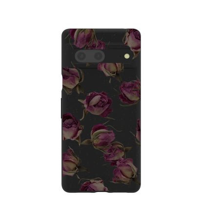 Black Dried Rosebuds Google Pixel 7 Case