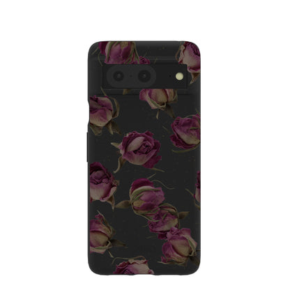 Black Dried Rosebuds Google Pixel 8 Case