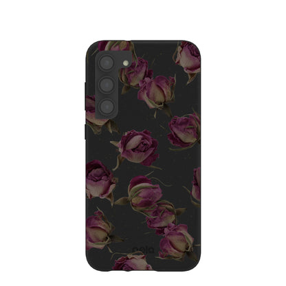 Black Dried Rosebuds Samsung Galaxy S23+(Plus) Case