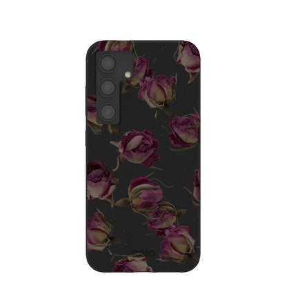 Black Dried Rosebuds Samsung Galaxy S24 Case