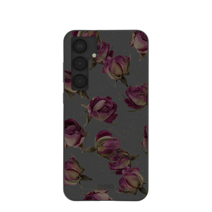 Black Dried Rosebuds Samsung Galaxy S25+(Plus) Case