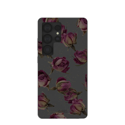 Black Dried Rosebuds Samsung Galaxy S25 Ultra Case