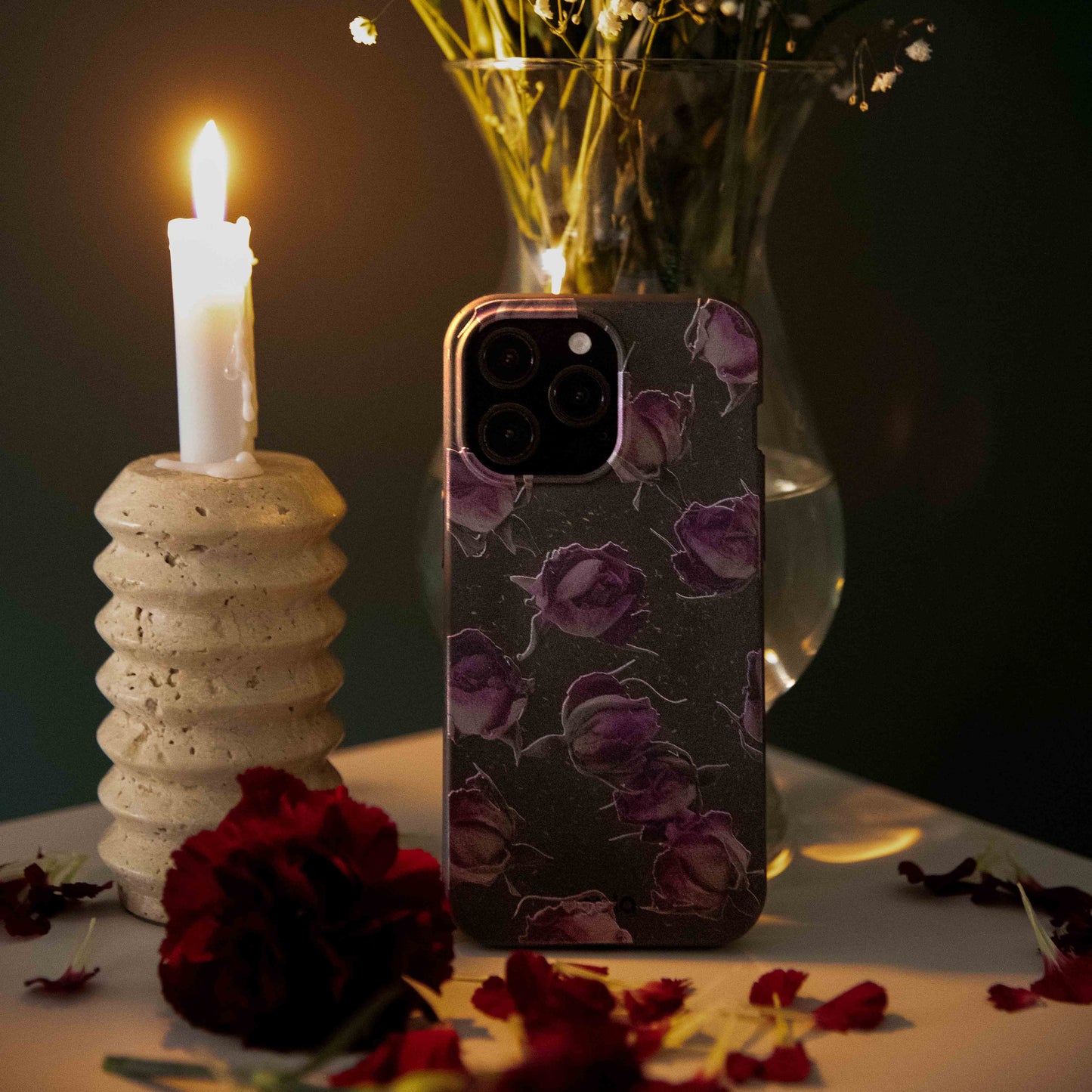 Black Dried Rosebuds Google Pixel 6 Case