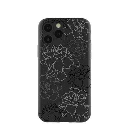 Black Gardenia Lines iPhone 11 Pro Case