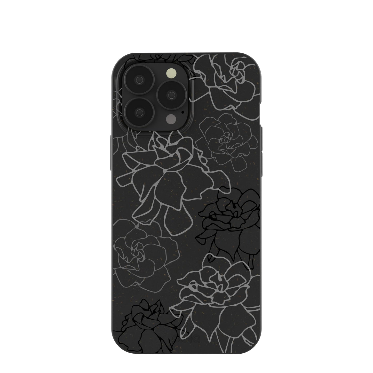 Black Gardenia Lines iPhone 13 Pro Max Case