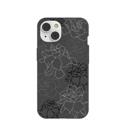 Black Gardenia Lines iPhone 14/16e Case