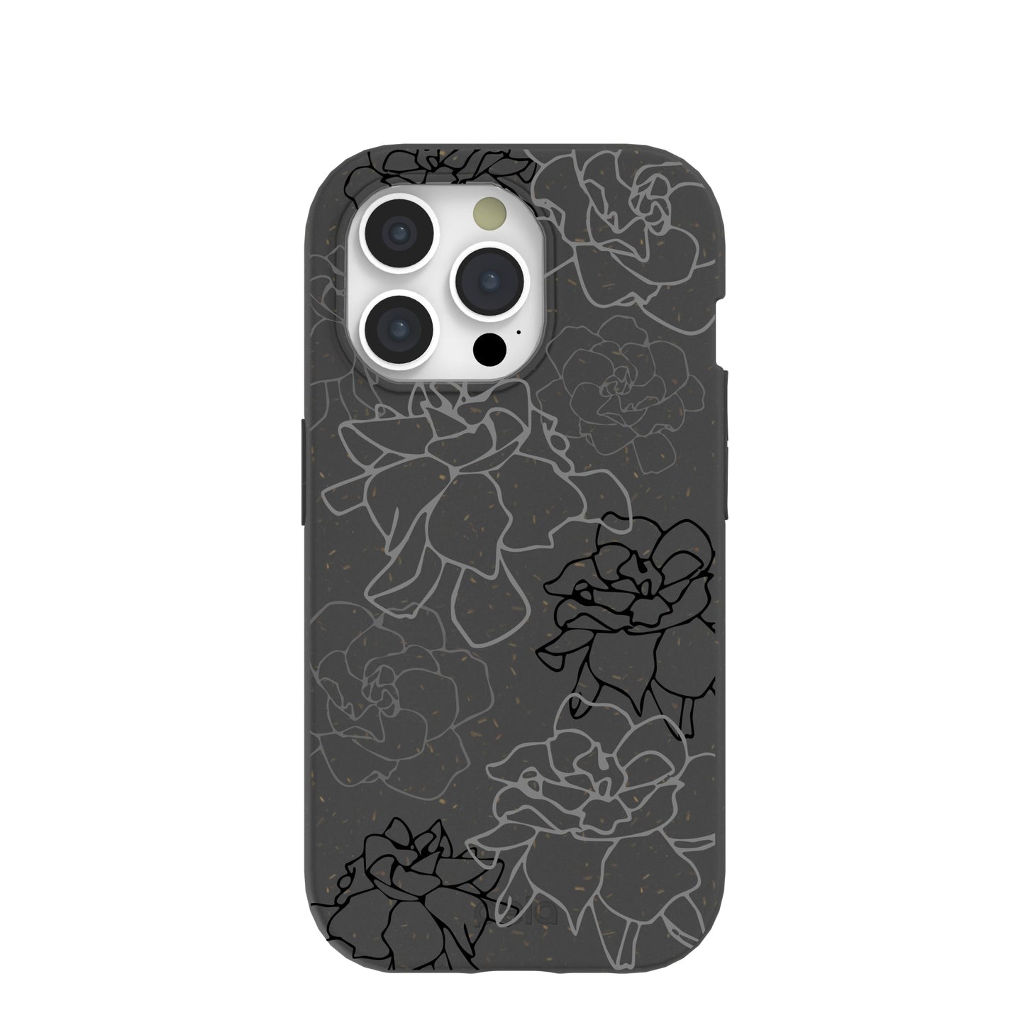 Black Gardenia Lines iPhone 15 Pro Case