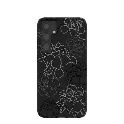 Black Gardenia Lines Samsung Galaxy S24+(Plus) Case