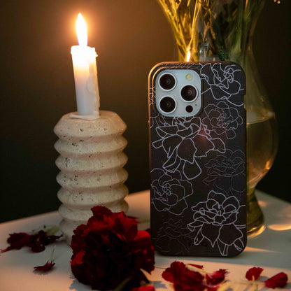 Black Gardenia Lines Google Pixel 6 Case