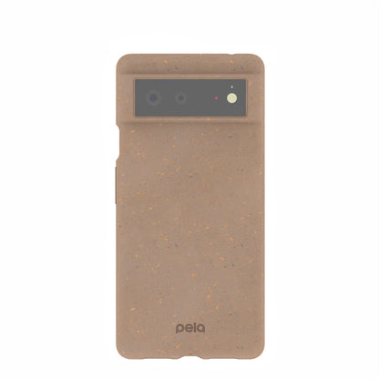 Chocolate Brown Google Pixel 6 Phone Case