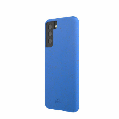 Electric Blue Samsung S21 Phone Case